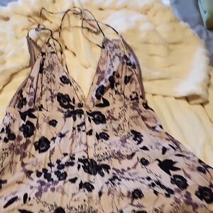 Floral V-Neck Romper